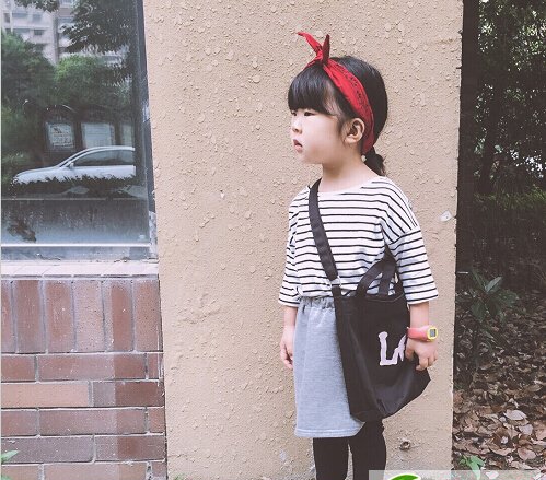 点击大图看下一张：时尚萌娃穿搭发型搭配