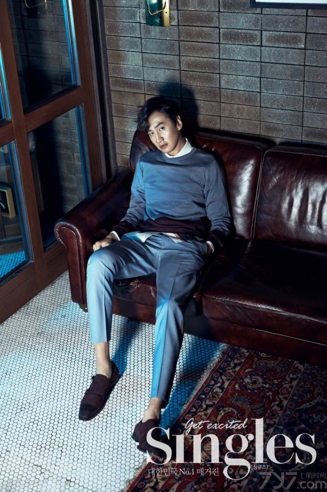 点击大图看下一张：韩国帅哥李光洙时尚杂志变身型男