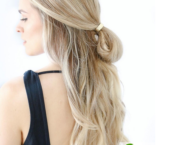 点击大图看下一张：长发可以有多美 长发的编发扎发大全图片