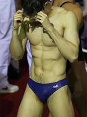 跳水运动员肌肉图片