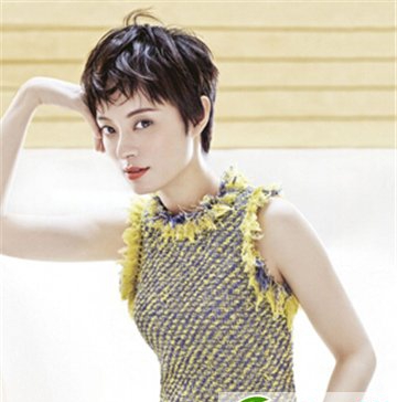 点击大图看下一张：最新孙俪短发造型设计