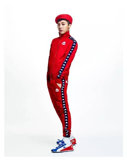 点击大图看下一张：韩国帅哥gd权志龙kappa时尚代言写真显帅气范
