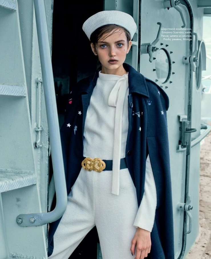 点击大图看下一张：乌克兰模特Anna Vivchar时尚大片