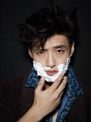 韩国型男姜河那时尚画报个性写真