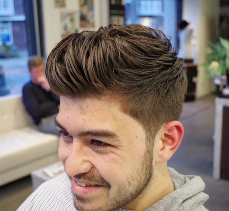 点击大图看下一张:胖男人的发型推荐 胖圆脸男士潮流短发盘点