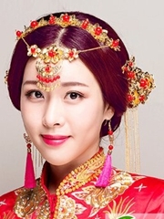 唯美经典传统中式新娘发型