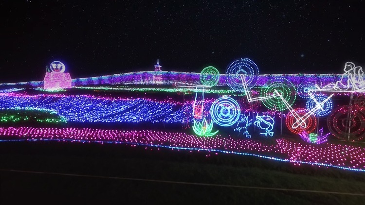 点击大图看下一张:迪士尼灯光节