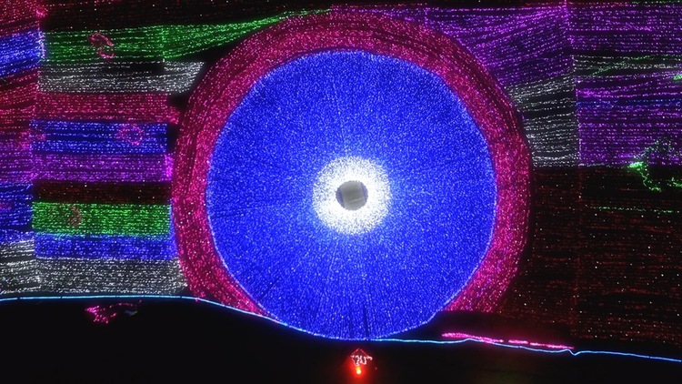 点击大图看下一张:迪士尼灯光节