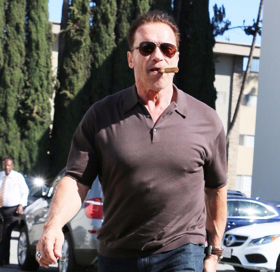 点击大图看下一张：阿诺德施瓦辛格近照