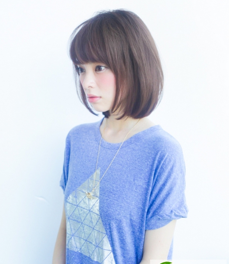 点击大图看下一张：女学生气质短波波头