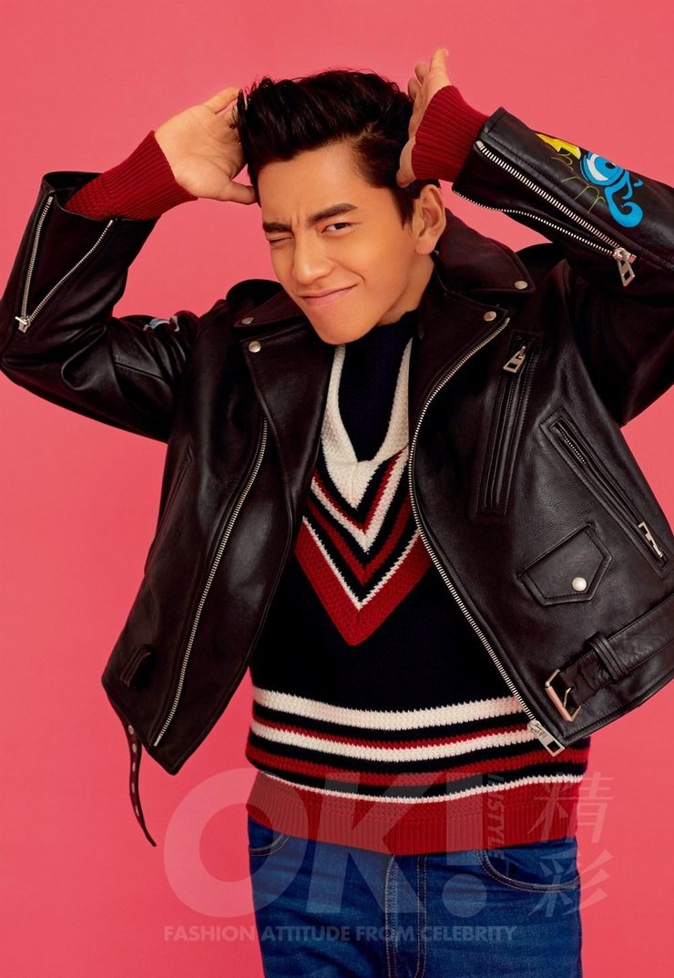 点击大图看下一张：王大陆曝3D荷尔蒙 玩转初雪时尚