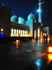 夜幕下的清真寺