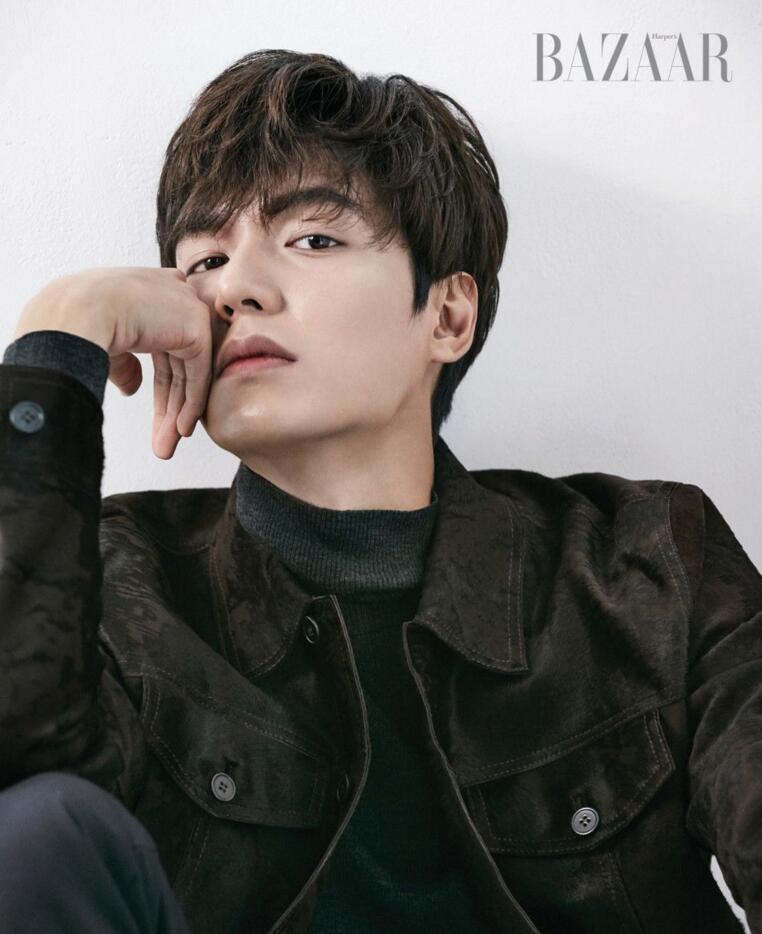 点击大图看下一张：李敏镐登时尚杂志封面 五官帅气迷人魅力