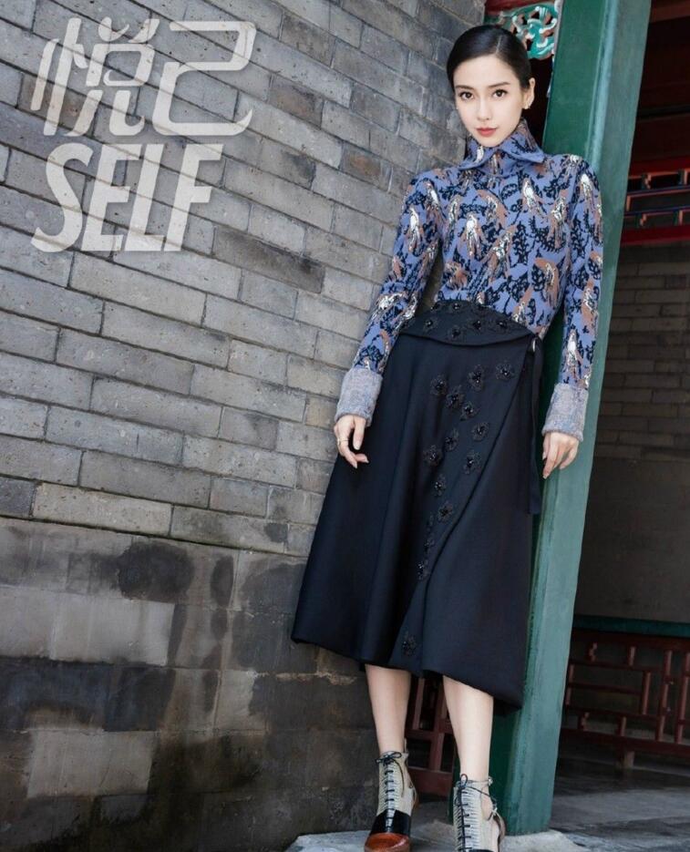 点击大图看下一张：Angelababy古风写真唯美