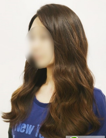 点击大图看下一张：韩版女生时尚烫发 长发烫水波纹卷发