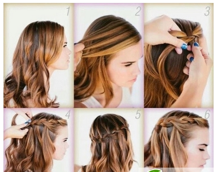 点击大图看下一张：女生订婚发型大全 端庄贤淑女生订婚发型教程