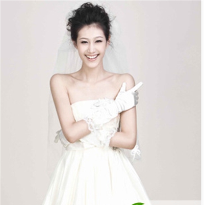 点击大图看下一张：最新韩式新娘发型 优雅高贵大方美丽