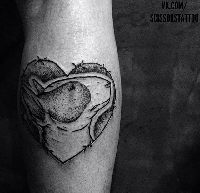 点击大图看下一张:11款厉害的宠物狗(牛头梗)纹身图案