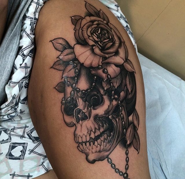 点击大图看下一张:精致漂亮的新传统风格纹身图案欣赏