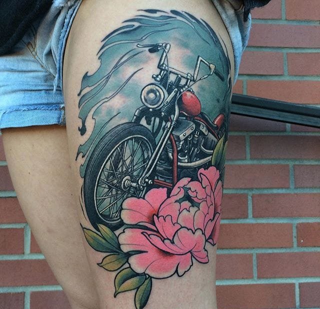 点击大图看下一张:精致漂亮的新传统风格纹身图案欣赏