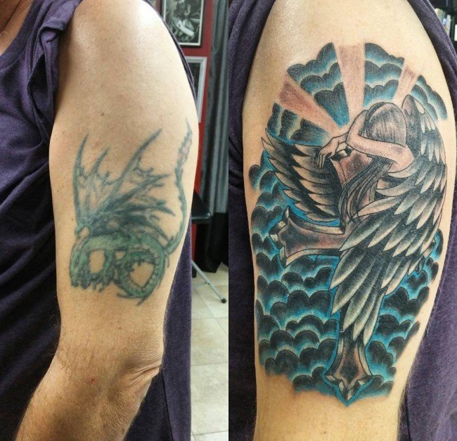 点击大图看下一张:多款成功的精美的覆盖纹身图案