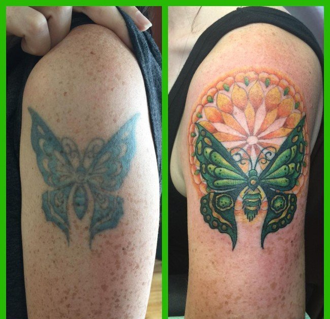 点击大图看下一张:多款成功的精美的覆盖纹身图案