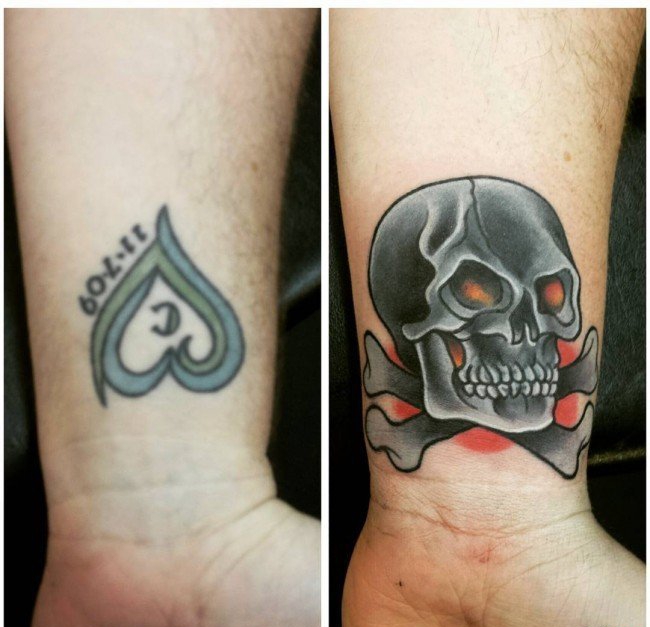 点击大图看下一张：多款成功的精美的覆盖纹身图案