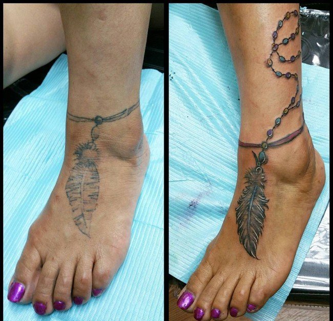 点击大图看下一张：多款成功的精美的覆盖纹身图案