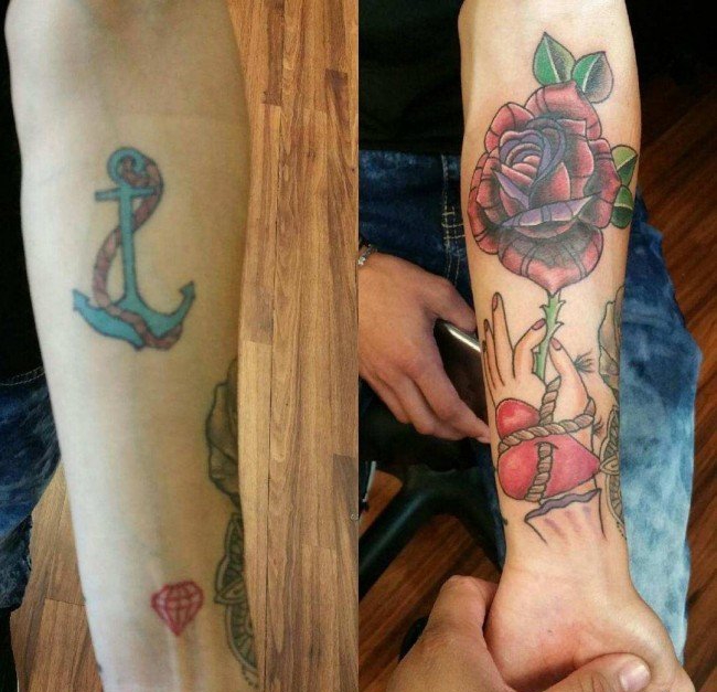 点击大图看下一张:多款成功的精美的覆盖纹身图案