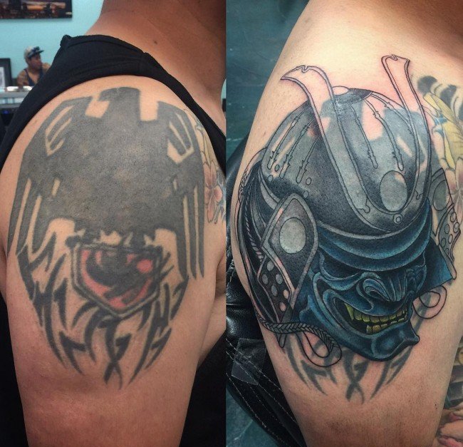 点击大图看下一张:多款成功的精美的覆盖纹身图案