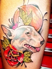 11款厉害的宠物狗（牛头梗）纹身图案