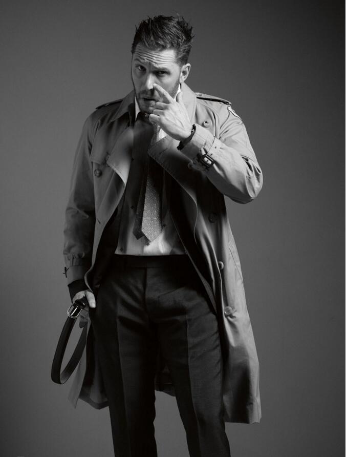 点击大图看下一张:汤姆哈迪登英国2017杂志