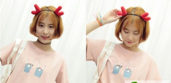 点击大图看下一张：文艺内扣梨花卷发来袭