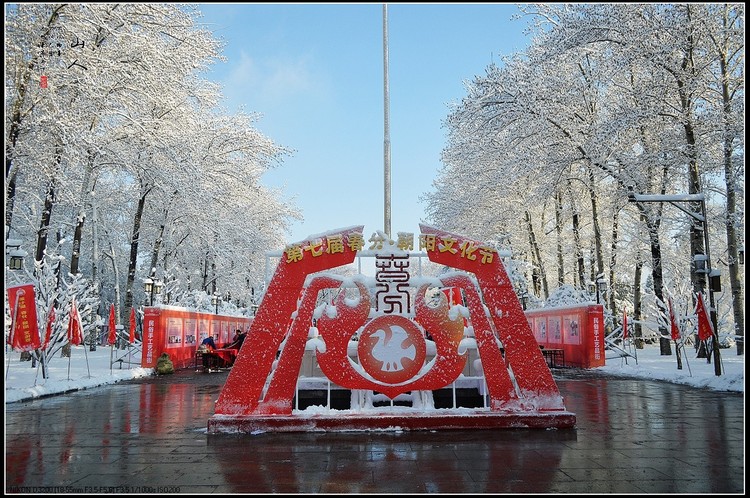 点击大图看下一张：忆帝都一三年的雪