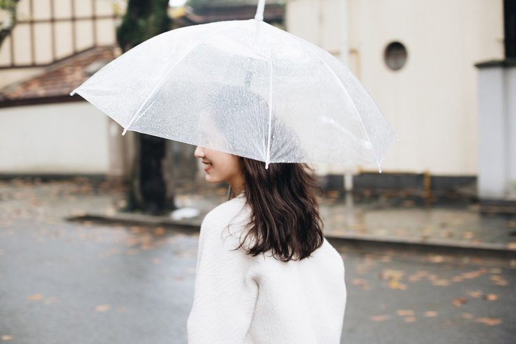 点击大图看下一张：吕一街拍雨中漫步