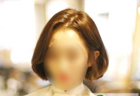 点击大图看下一张：金智媛短发设计 韩国女生流行外卷短发图