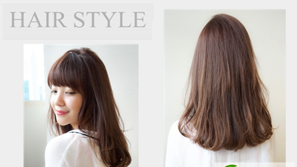 点击大图看下一张：韩式时尚梨花头发型图片