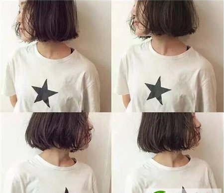 点击大图看下一张：最新短发BOBO 自然内扣波波