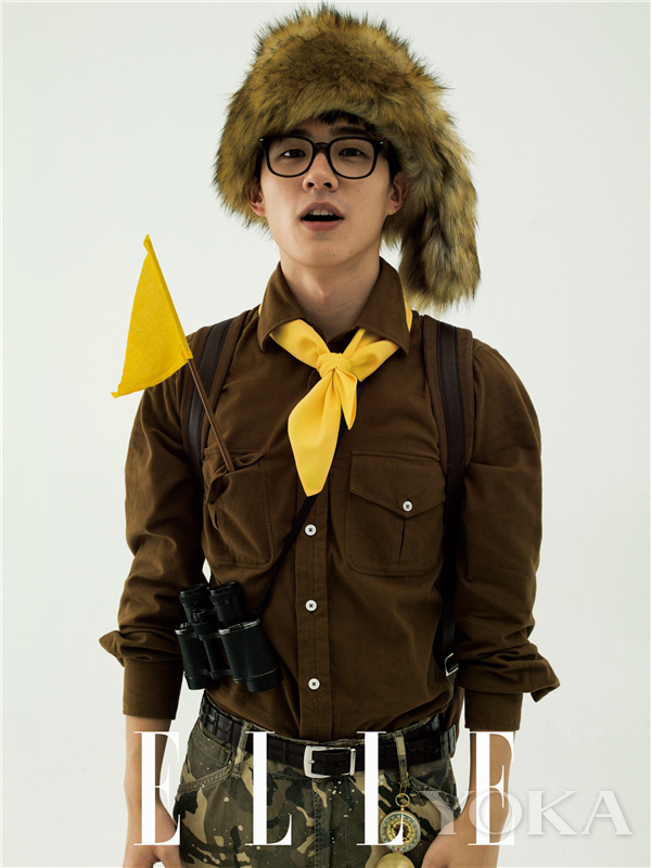 点击大图看下一张：刘昊然最新大片曝光 致敬经典被赞神还原