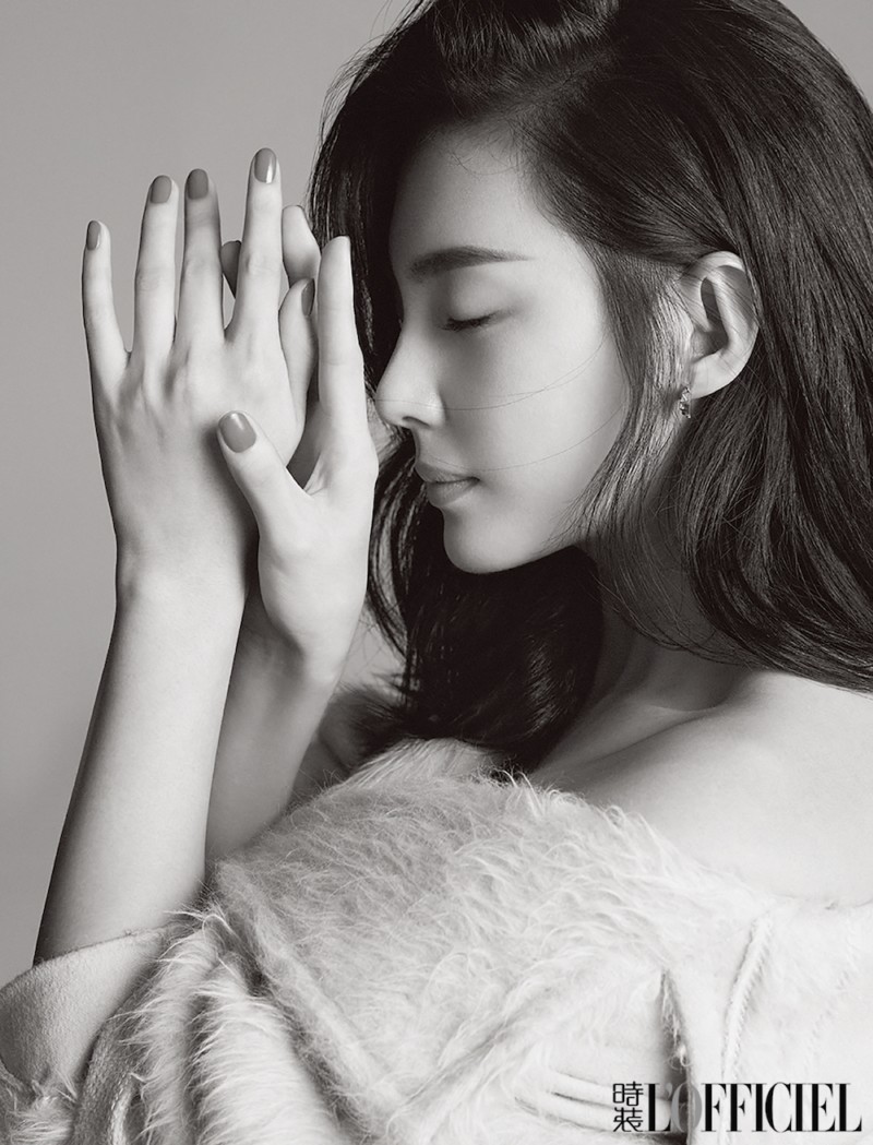 点击大图看下一张:张雨绮开年气场全开 温柔干练演绎冬季光影大片