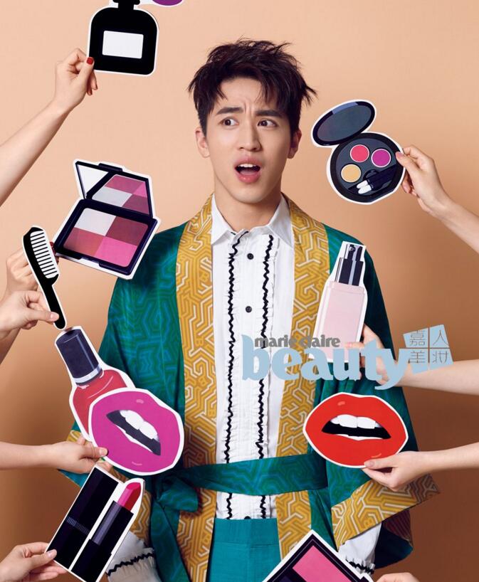 点击大图看下一张：许魏洲嘉人美妆封面