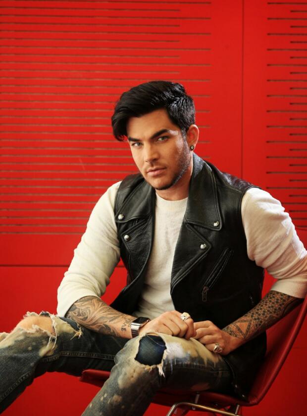 点击大图看下一张:歌手亚当兰伯特悉尼拍写真