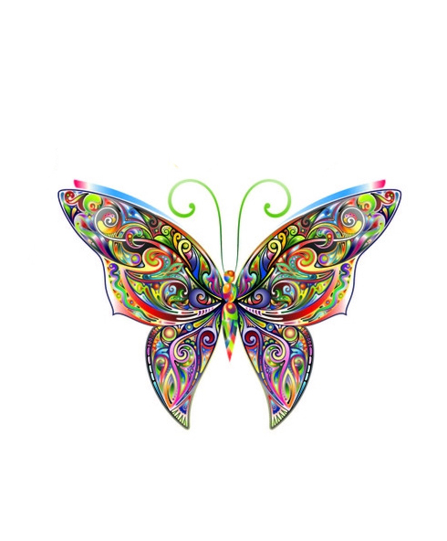 点击大图看下一张:25款用色彩拼出来的动物图腾素材