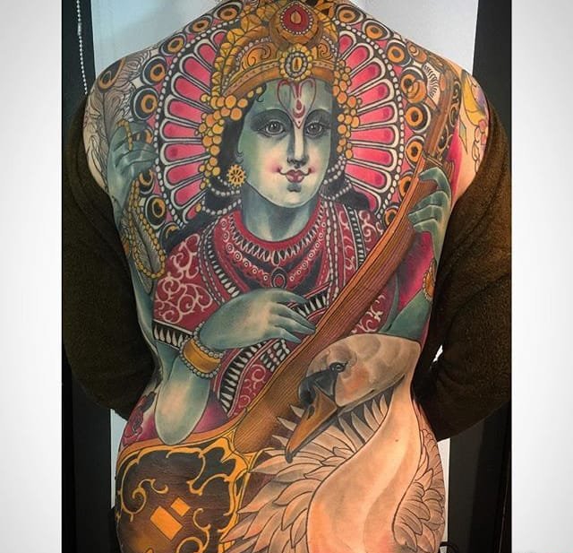 点击大图看下一张:多款极其精美的新传统Neo-Traditional风格动物纹身图案