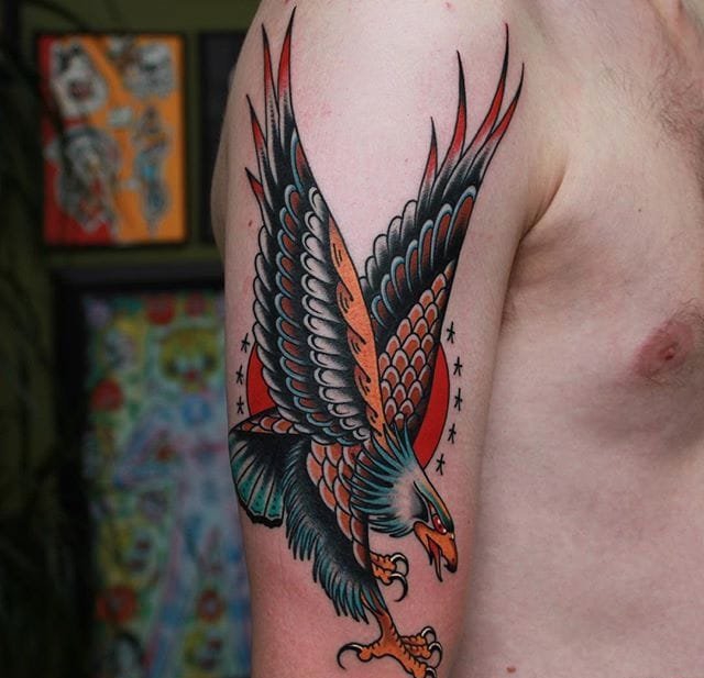 点击大图看下一张：超完美的传统纹身图案来自于纹身师摩西
