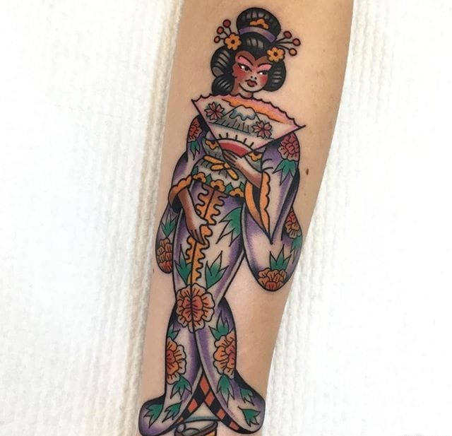点击大图看下一张：超完美的传统纹身图案来自于纹身师摩西
