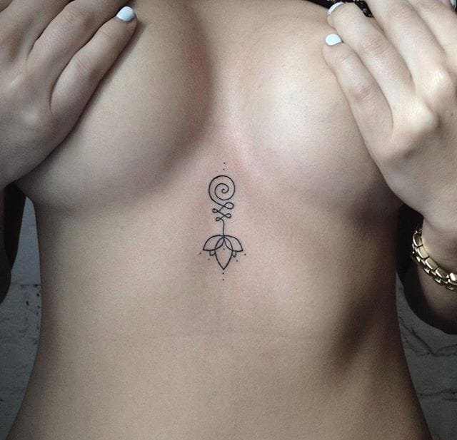 点击大图看下一张:女生喜爱的简单手绘纹身图案来自于纹身师安雅