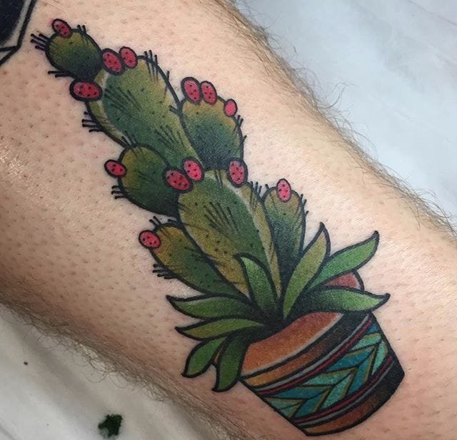 点击大图看下一张：美丽的小清新花和植物纹身图案来自蒂莉