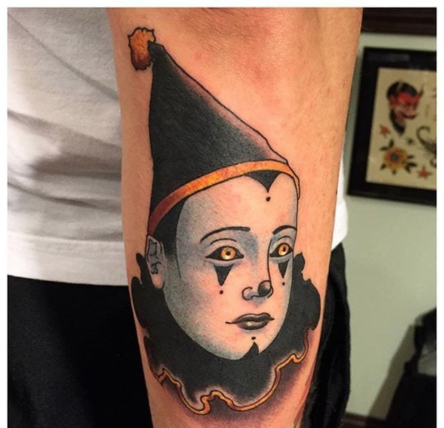 点击大图看下一张：十款令人毛骨悚然的创意纹身图片来自鬣狗