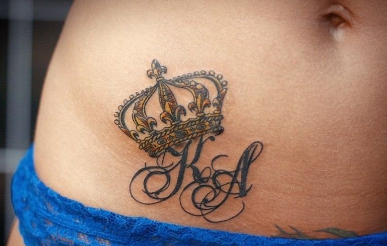 点击大图看下一张:多款漂亮的花体字纹身图案